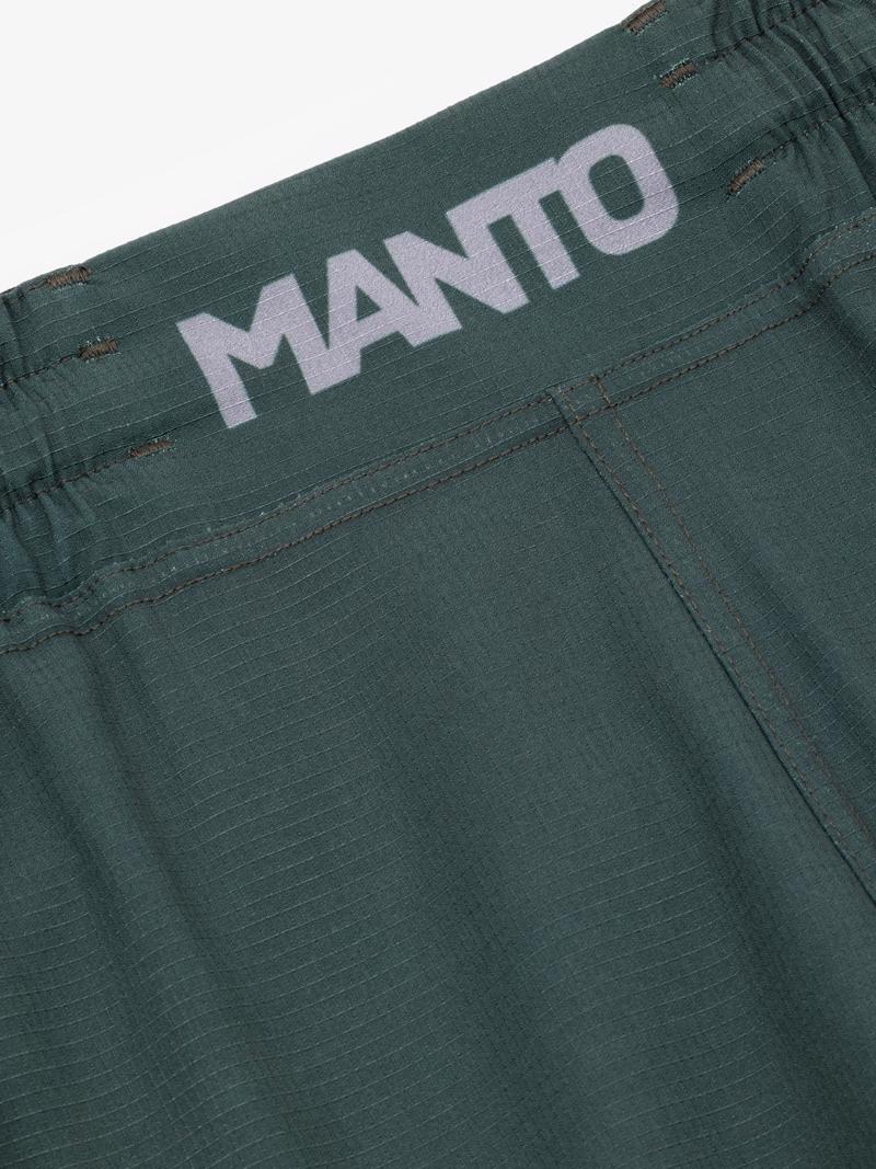 MANTO hybrid fightshorts Varsity - GREEN